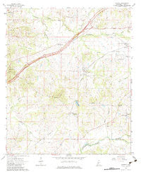Learned Mississippi Historical topographic map, 1:24000 scale, 7.5 X 7.5 Minute, Year 1963