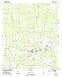 Liberty Mississippi Historical topographic map, 1:24000 scale, 7.5 X 7.5 Minute, Year 1988