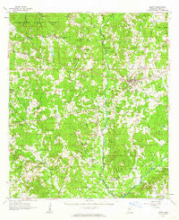 Liberty Mississippi Historical topographic map, 1:62500 scale, 15 X 15 Minute, Year 1961