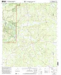 Little Springs Mississippi Historical topographic map, 1:24000 scale, 7.5 X 7.5 Minute, Year 2000
