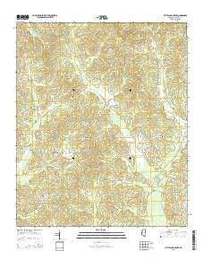 Little Sand Creek Mississippi Current topographic map, 1:24000 scale, 7.5 X 7.5 Minute, Year 2015