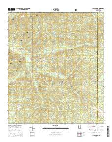 Little Springs Mississippi Current topographic map, 1:24000 scale, 7.5 X 7.5 Minute, Year 2015