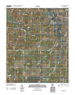 Longtown Mississippi Historical topographic map, 1:24000 scale, 7.5 X 7.5 Minute, Year 2012
