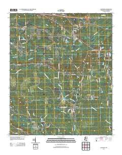 Longview Mississippi Historical topographic map, 1:24000 scale, 7.5 X 7.5 Minute, Year 2012