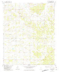 Looxahoma Mississippi Historical topographic map, 1:24000 scale, 7.5 X 7.5 Minute, Year 1982