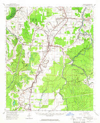 Lorenzen Mississippi Historical topographic map, 1:62500 scale, 15 X 15 Minute, Year 1964