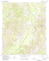 Louin Mississippi Historical topographic map, 1:24000 scale, 7.5 X 7.5 Minute, Year 1968
