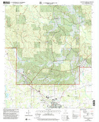 Louisville North Mississippi Historical topographic map, 1:24000 scale, 7.5 X 7.5 Minute, Year 2000