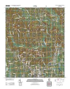 Louisville North Mississippi Historical topographic map, 1:24000 scale, 7.5 X 7.5 Minute, Year 2012