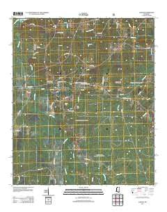 Ludlow Mississippi Historical topographic map, 1:24000 scale, 7.5 X 7.5 Minute, Year 2012