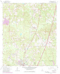 Lumberton Mississippi Historical topographic map, 1:24000 scale, 7.5 X 7.5 Minute, Year 1964