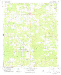 Lynville Mississippi Historical topographic map, 1:24000 scale, 7.5 X 7.5 Minute, Year 1962