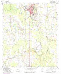 Macon Mississippi Historical topographic map, 1:24000 scale, 7.5 X 7.5 Minute, Year 1973