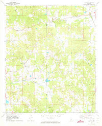 Madden Mississippi Historical topographic map, 1:24000 scale, 7.5 X 7.5 Minute, Year 1972