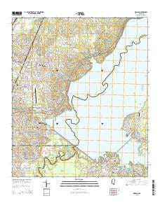 Madison Mississippi Current topographic map, 1:24000 scale, 7.5 X 7.5 Minute, Year 2015