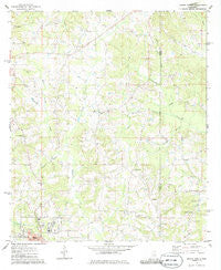 Magee North Mississippi Historical topographic map, 1:24000 scale, 7.5 X 7.5 Minute, Year 1975