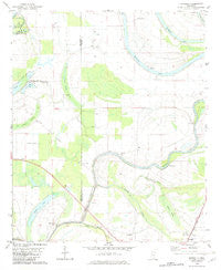 Marcella Mississippi Historical topographic map, 1:24000 scale, 7.5 X 7.5 Minute, Year 1982