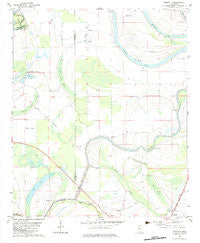 Marcella Mississippi Historical topographic map, 1:24000 scale, 7.5 X 7.5 Minute, Year 1982