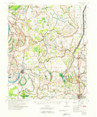 Marks Mississippi Historical topographic map, 1:62500 scale, 15 X 15 Minute, Year 1970