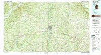 McComb Mississippi Historical topographic map, 1:100000 scale, 30 X 60 Minute, Year 1994