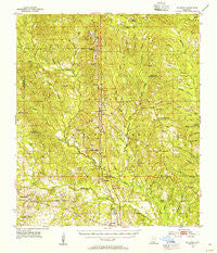 McHenry Mississippi Historical topographic map, 1:62500 scale, 15 X 15 Minute, Year 1954