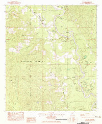 McLain Mississippi Historical topographic map, 1:24000 scale, 7.5 X 7.5 Minute, Year 1982