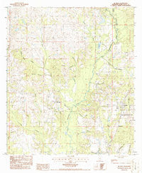 McNeill Mississippi Historical topographic map, 1:24000 scale, 7.5 X 7.5 Minute, Year 1986