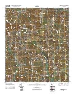 Mendenhall SE Mississippi Historical topographic map, 1:24000 scale, 7.5 X 7.5 Minute, Year 2012