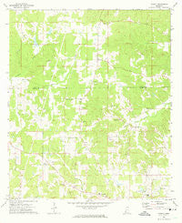 Midway Mississippi Historical topographic map, 1:24000 scale, 7.5 X 7.5 Minute, Year 1972