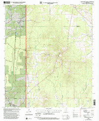 Montrose North Mississippi Historical topographic map, 1:24000 scale, 7.5 X 7.5 Minute, Year 2000