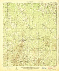 Morton Mississippi Historical topographic map, 1:62500 scale, 15 X 15 Minute, Year 1924