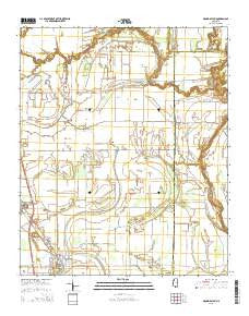 Mound Bayou Mississippi Current topographic map, 1:24000 scale, 7.5 X 7.5 Minute, Year 2015