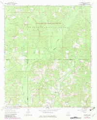 Mulberry Mississippi Historical topographic map, 1:24000 scale, 7.5 X 7.5 Minute, Year 1964