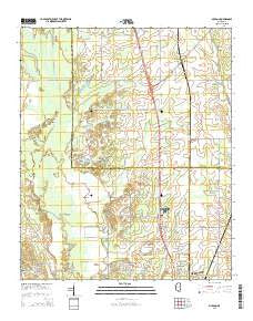 Muldon Mississippi Current topographic map, 1:24000 scale, 7.5 X 7.5 Minute, Year 2015