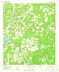 Myrick Mississippi Historical topographic map, 1:24000 scale, 7.5 X 7.5 Minute, Year 1964