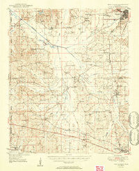New Albany Mississippi Historical topographic map, 1:62500 scale, 15 X 15 Minute, Year 1951