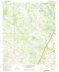 New Byram Mississippi Historical topographic map, 1:24000 scale, 7.5 X 7.5 Minute, Year 1980