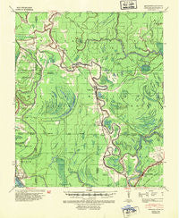 Onward Mississippi Historical topographic map, 1:62500 scale, 15 X 15 Minute, Year 1939