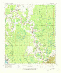 Onward Mississippi Historical topographic map, 1:62500 scale, 15 X 15 Minute, Year 1963