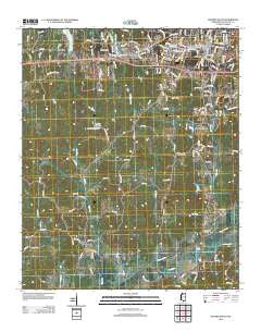Oxford South Mississippi Historical topographic map, 1:24000 scale, 7.5 X 7.5 Minute, Year 2012