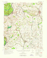 Pace Mississippi Historical topographic map, 1:62500 scale, 15 X 15 Minute, Year 1970