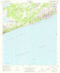 Pass Christian Mississippi Historical topographic map, 1:24000 scale, 7.5 X 7.5 Minute, Year 1955