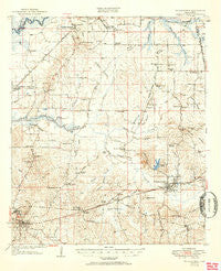 Pelahatchie Mississippi Historical topographic map, 1:62500 scale, 15 X 15 Minute, Year 1952
