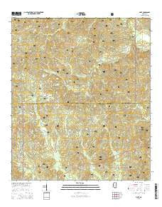 Piave Mississippi Current topographic map, 1:24000 scale, 7.5 X 7.5 Minute, Year 2015