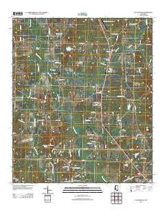 Pocahontas Mississippi Historical topographic map, 1:24000 scale, 7.5 X 7.5 Minute, Year 2012