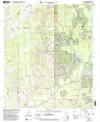 Polkville Mississippi Historical topographic map, 1:24000 scale, 7.5 X 7.5 Minute, Year 2000