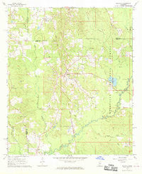 Polkville Mississippi Historical topographic map, 1:24000 scale, 7.5 X 7.5 Minute, Year 1968