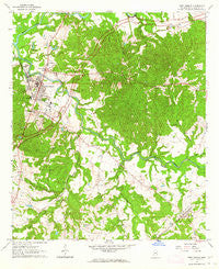 Port Gibson Mississippi Historical topographic map, 1:24000 scale, 7.5 X 7.5 Minute, Year 1963