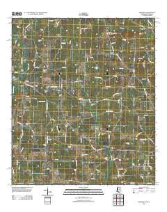 Progress Mississippi Historical topographic map, 1:24000 scale, 7.5 X 7.5 Minute, Year 2012