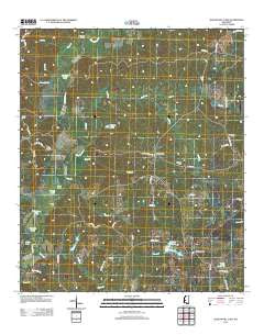 Queens Hill Lake Mississippi Historical topographic map, 1:24000 scale, 7.5 X 7.5 Minute, Year 2012